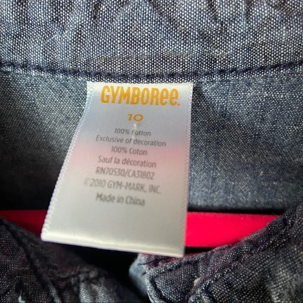 🍭6/$30 Gymboree embroidered button up dress - 10